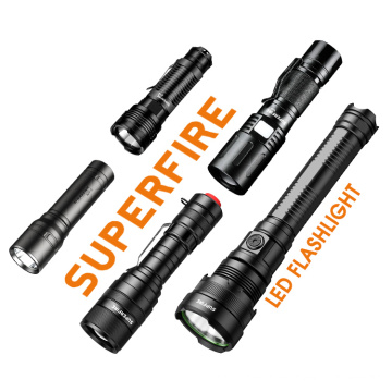 High Quality Factory LED Torch Light Flashlight USB Rechargeable Tactical Flashlight Torches LED Flashlights